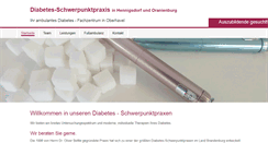 Desktop Screenshot of diabetes-ohv.de