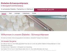 Tablet Screenshot of diabetes-ohv.de